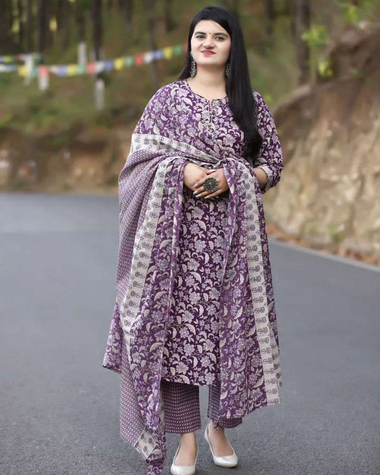 Jaipur Floral Kurta Set