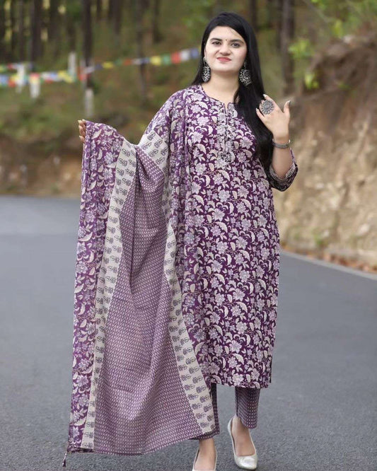 Jaipur Floral Kurta Set