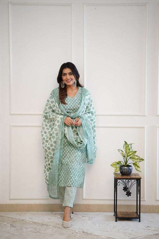 Mint Green Kurta Set
