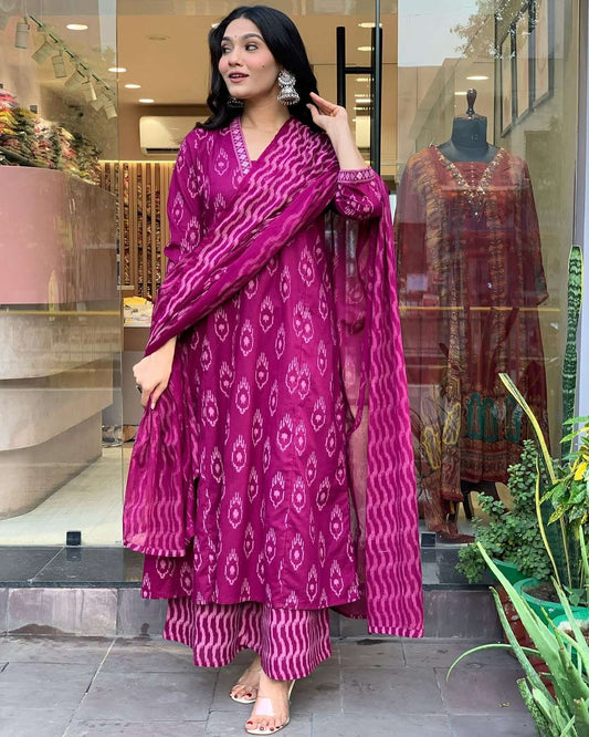 Rani Rang Kurta Set